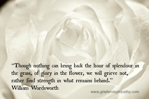 comforting words for loss of loved one