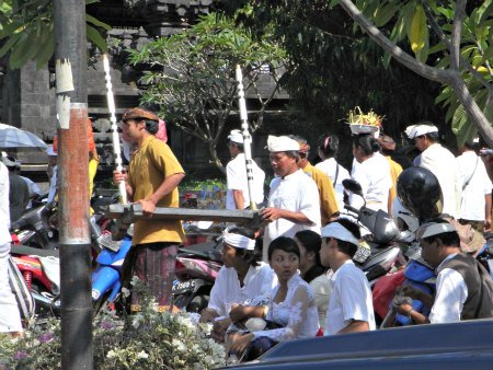 Mass cremation event, Bat Cave Temple,  Bali